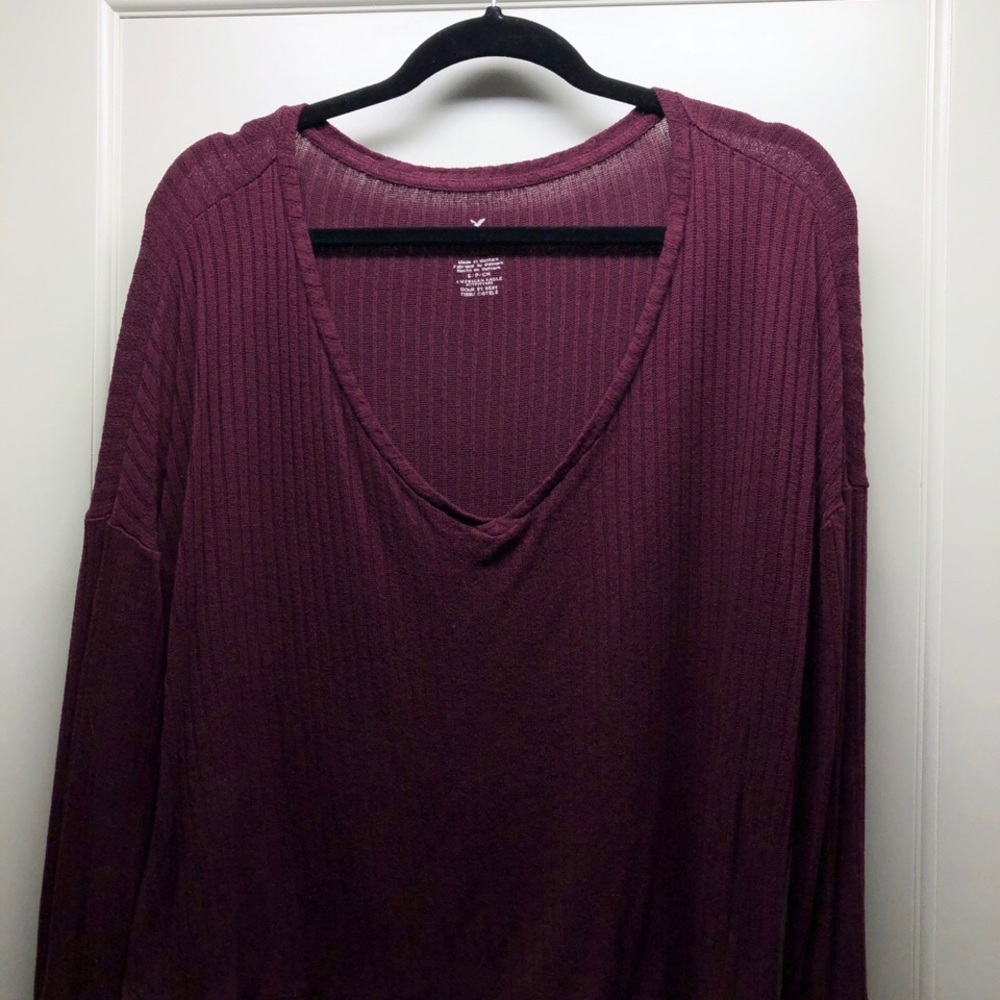 Maroon American Eagle Longsleeve